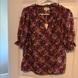 Melloday Multicolor Floral Blouse